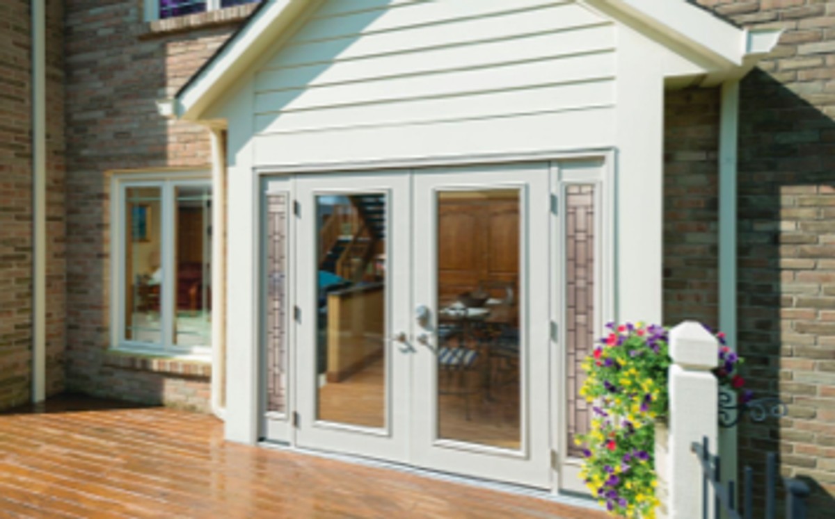 Photo of garden and french doors