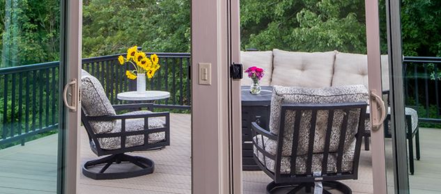 Champion sunroom door interior