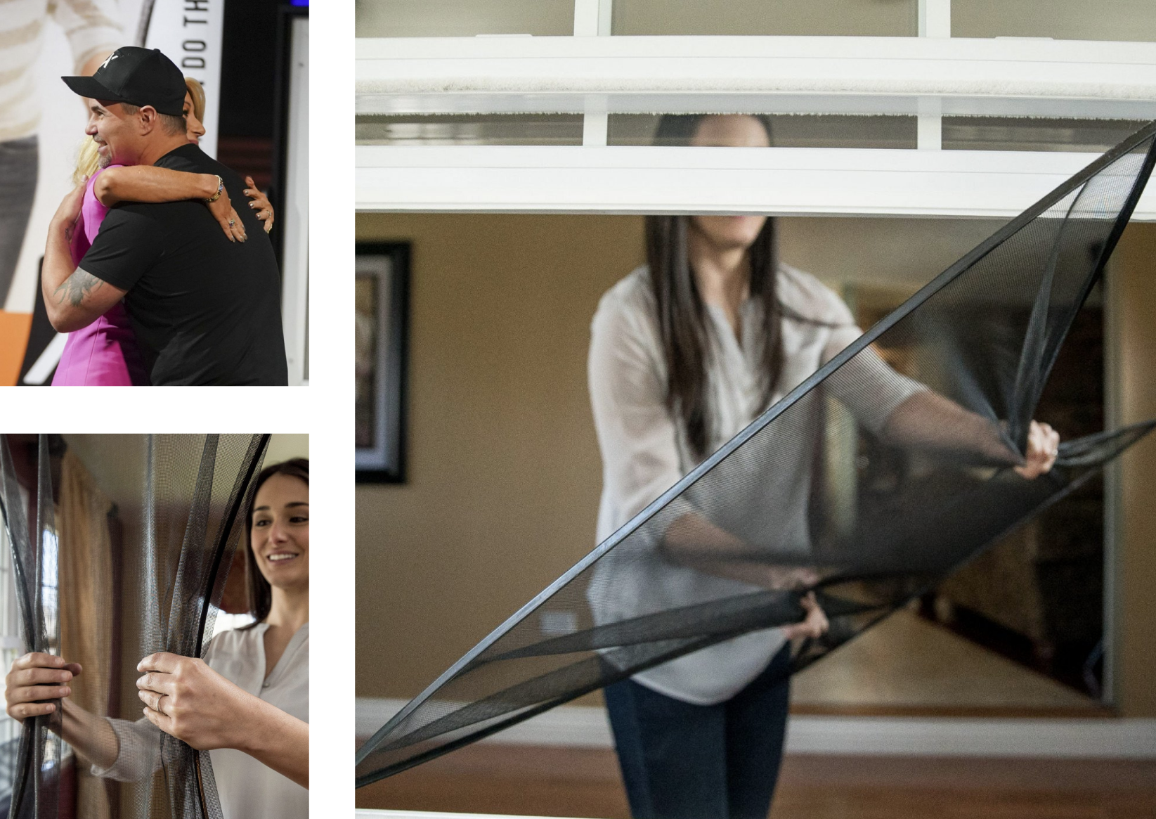 FlexScreen examples showing installation and visibility benefits