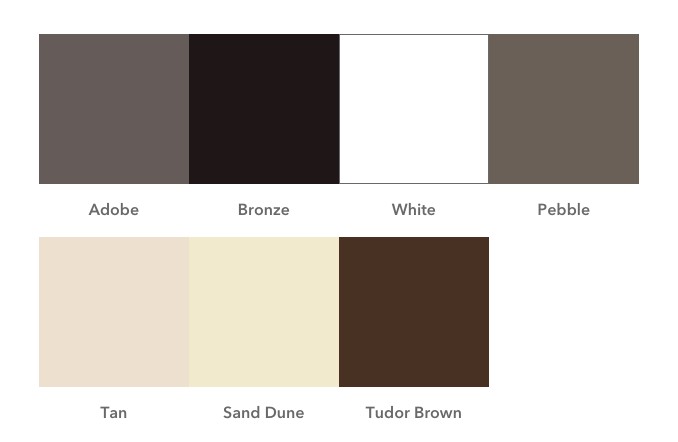 Vinyl window color options